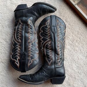 Justin Evelyn Boots Black